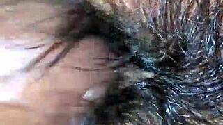 That thick hairy pussy loving the dick