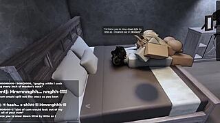 roblox intense gameplay with femboy character begging