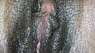 Black Ebony Woman Masturbates Intensely