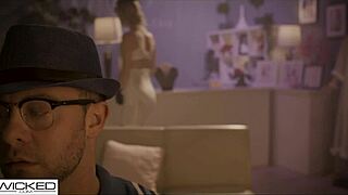 Smokin blonde's tight pussy pounded hard in the 50s