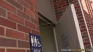 Brooklyn chase cheats on her husband at the gloryhole