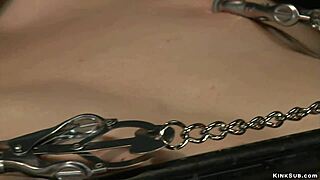 Pinned to the desk and machine fucked!