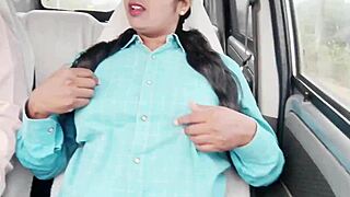 College girl engages in car sex with telugu dirty talks.