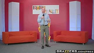 Brazzers - Pornstars Like It Big - Game Night Shenanigans Scene Starring Nicole Aniston Peta Jensen