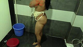 Indian Desi Bhabhi Enjoys Bathroom Shower And Gentle Fingerings In Relaxing Video