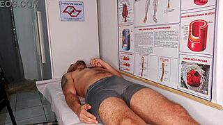 Erection In Front Of Nurse