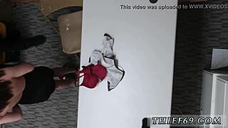 Why deny the rough cop gangbang in shiny leggings?