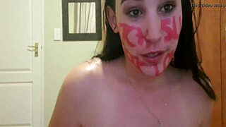 Self-Punish Pissing Slapping Gagging with Dirty Talking