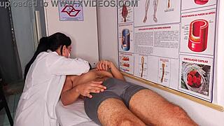 Erection In Front Of Nurse