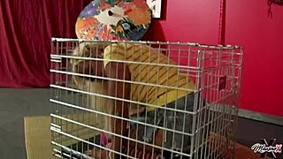 Blowing Scott Rhodes' Manhood To Escape Cage, Submissive Maxine