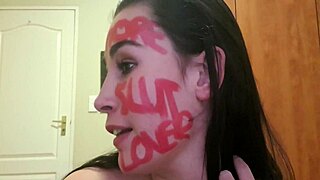 Self-Punish Pissing Slapping Gagging with Dirty Talking