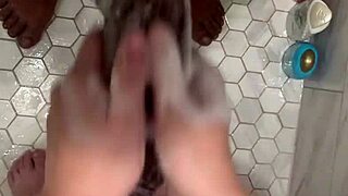 Hot Curios 18 Year Old Teen Enjoys Cleaning Stepbrother Monster Cock