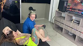 My Gamer Stepbrother Fucks Me While He Plays - Blakeproductions
