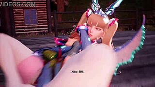 Under The Witch Alice Footjob