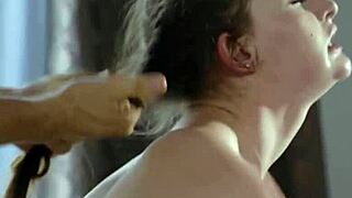 Horny stepdaughter's shaved pussy gets wet just thinking about her stepdad's monster cock