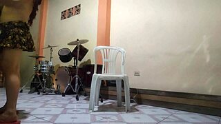 Madrastra With Braids Seduces And Rides Her Inexperienced Stepson's Cock.