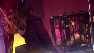 European kinky groupsex orgy with cage, chains, handcuffs and cosplay - stripclub porn xxx