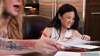 Busty Tgirl Gracie Jane Fucks Assistant