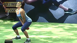 Jacqueline Fernandez Hot Exercise Video.