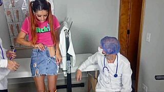 Gynecologist Team Handles Patient's First Exam