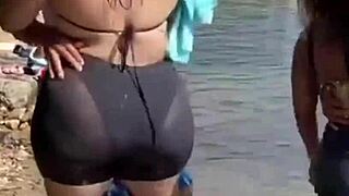Big ass tease from a hot prostitute