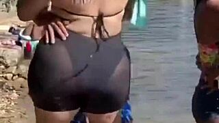 Big ass tease from a hot prostitute