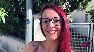 Perverse french slut with big tits craves hard anal assfucking