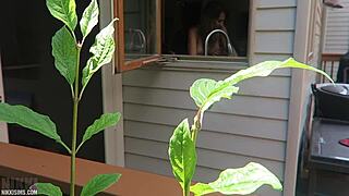 Nikki gets fucked from behind, oh yes!