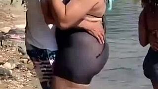 Big ass tease from a hot prostitute