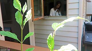 Nikki gets fucked from behind, oh yes!