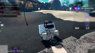 In the outdoor hot spring with an Asian beauty and a follower session 9