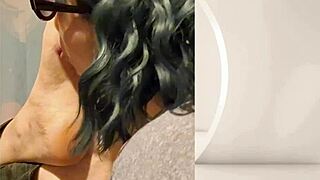 Taking time to lick feet