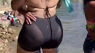 Big ass tease from a hot prostitute