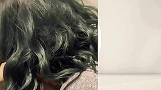 Taking time to lick feet