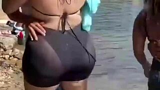 Big ass tease from a hot prostitute