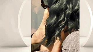 Taking time to lick feet