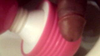 Jerking off with toys