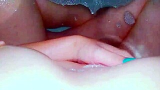 Petite Babe Gropes Small Tits In Bath