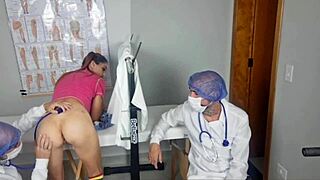 Gynecologist Team Handles Patient's First Exam