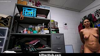 Officer Pressures the Teen 18+ to Get Naked for Her Intense Strip Search - Lifterhub in Doggystyle Domination Hardcore Riding Blowjob