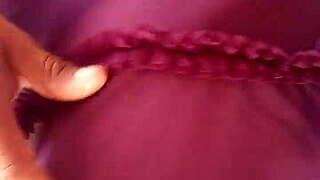 usando panty brillosa azul de mi amante 😘