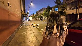 Latina Begs Stranger to Fuck Her Outdoors