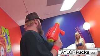 Sexy Girls Play with Bubbles in Nude Lesbian Fun.