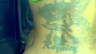 slutted out in the cls 500 with big black cock deepthroat