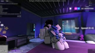 She felt so horny, so I gave her a rough doggystyle pounding with my big cock