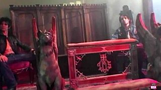 asian girl with big tits after blowjob and deep throat receives double penetration