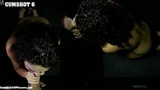 hey satine, just nine more cumshots to swallow at the gloryhole