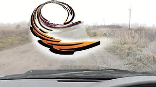 Public Nudity Naked In Public No Panties Under Skirt Taxi Driver Carries Sexy Blonde Milf In Back Seat