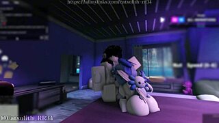 She felt so horny, so I gave her a rough doggystyle pounding with my big cock