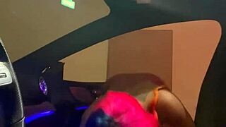 slutted out in the cls 500 with big black cock deepthroat